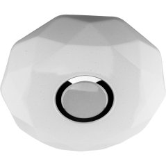 LED stropný plafón WESTA 72W CCT biely okrúhly 50cm + PILOT LUMILED