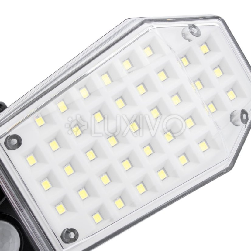 Solárne svetlomety 78x LED 15W 450lm Studený senzor pohybu IP65