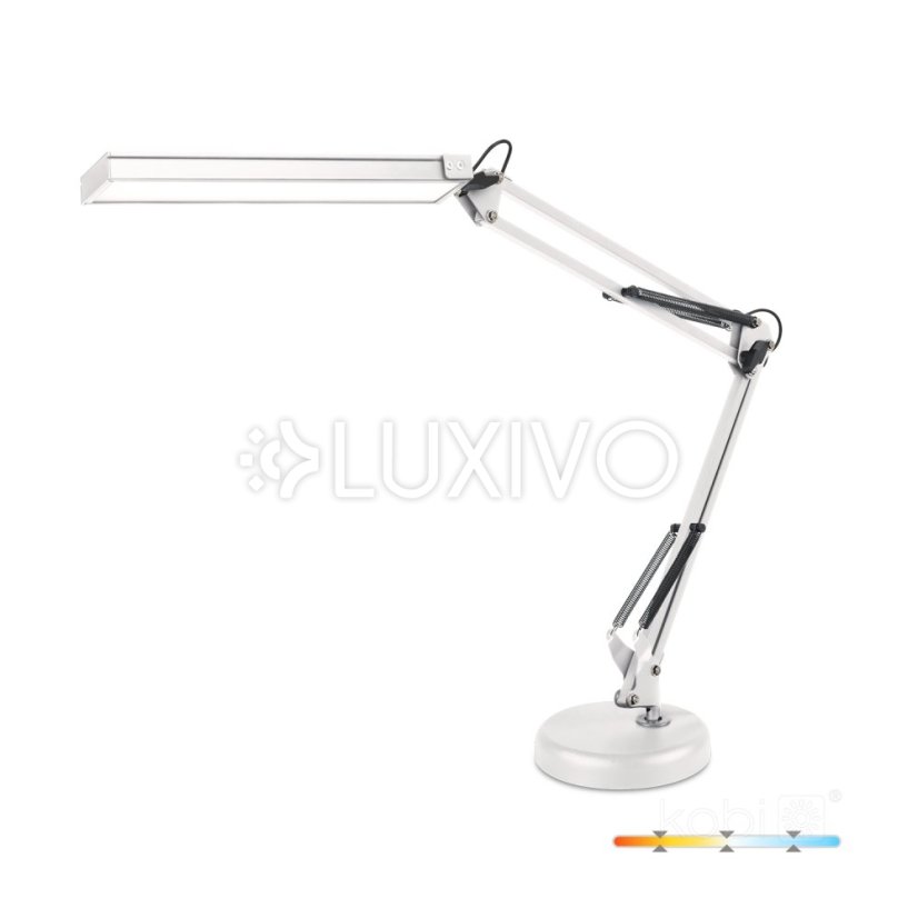 Stolová LED lampa 14W 800lm CCT 120° biela Tenuix Kobi