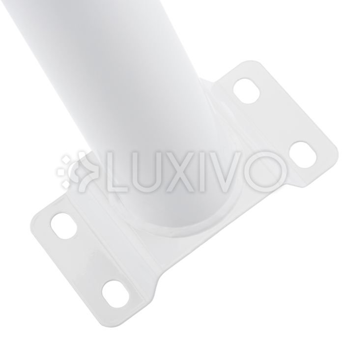 Záhradná pouličná solárna LED lampa výkonná - 6500K -1500W - IP66 + diaľkové ovládanie