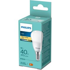 LED žiarovka E14 Ball P45 4,9W = 40W 470lm 2700K Warm Essential Philips