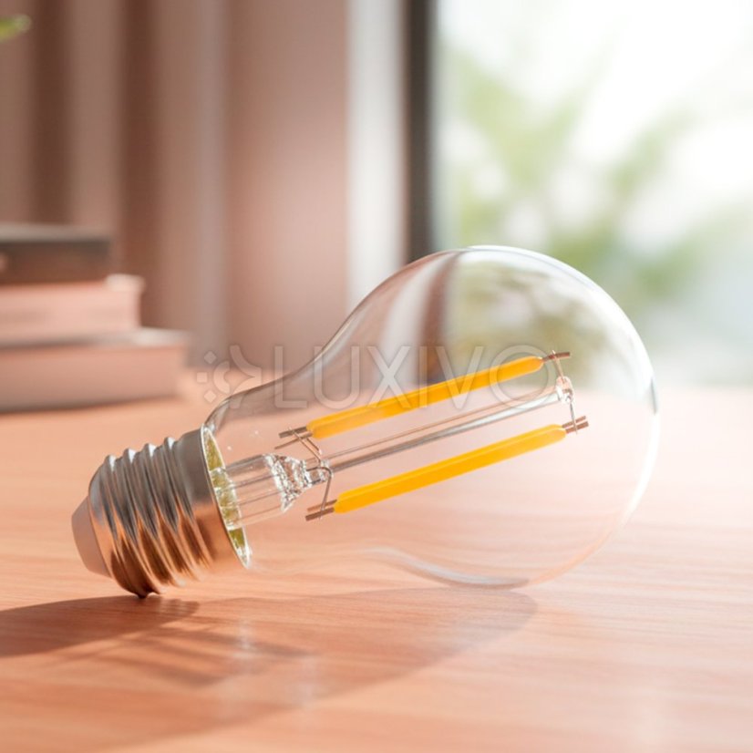 Žiarovka LED E27 A60 4, 9W 1055lm = 75W 4000K neutrálna 360° filament KLASA A LUMILED