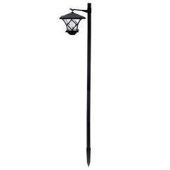 LED RIBES Solárne záhradné lampy Vonkajšia lampa 150cm LUMILED