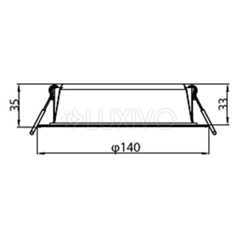 LED panel LED vstavané svietidlo 12,5W 960lm 4000K White Meson Philips
