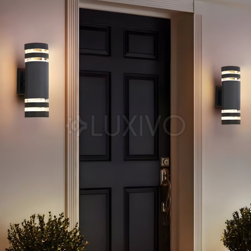 Záhradné nástenné svietidlo 2x E27 12W LED Upstairs Downstairs RINGO LUMILED