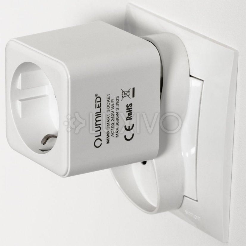 Inteligentná zásuvka WiFi Wattmeter Timer TUYA SMART NIVO LUMILED