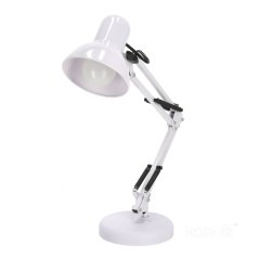 Stolová lampa regulovateľná E27 biela Auriq Kobi