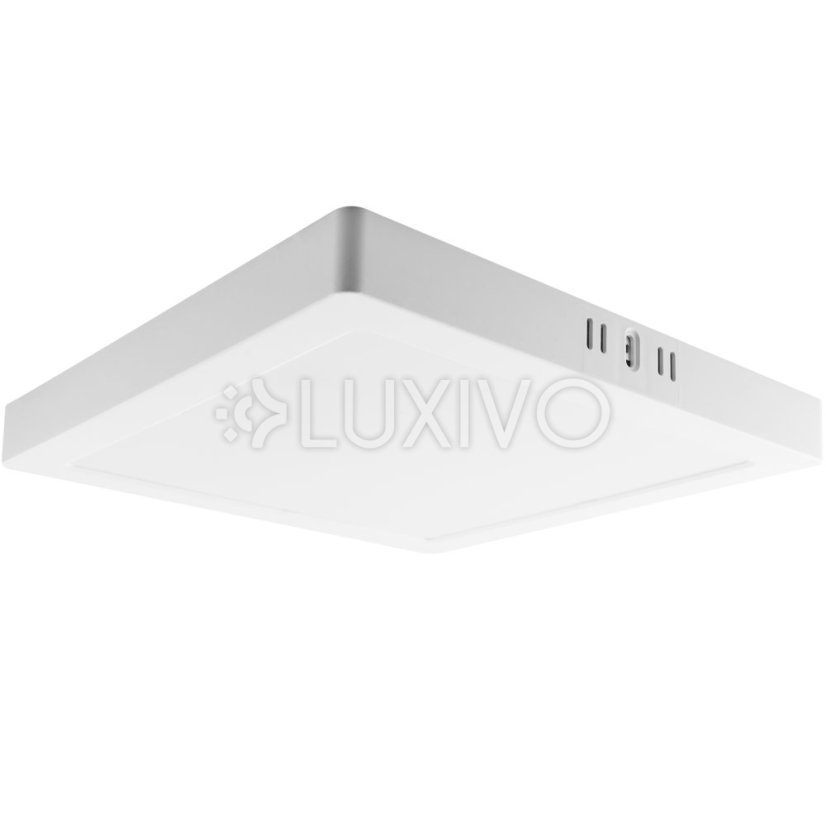 Stropné svietidlo LED s povrchovou montážou 24W Square 4000K GLOW White LUMILED