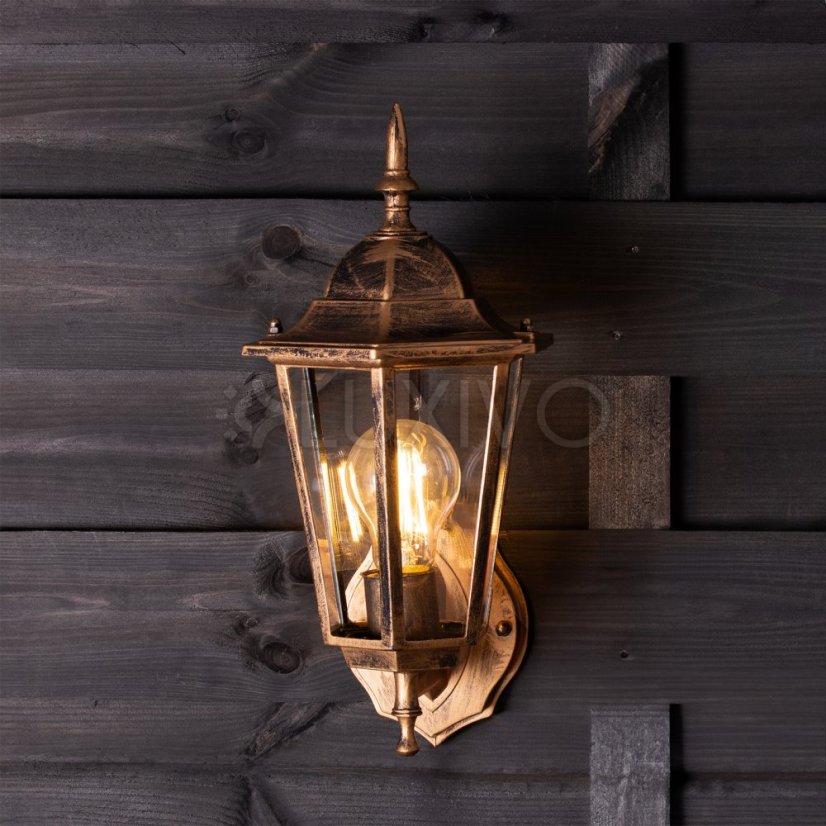 Vonkajšie svietidlo E27 Záhradná nástenná lampa Patina BELLIS LUMILED