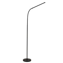 Stojacia stolová LED 14W CCT stmievateľná s nastaviteľnou výškou LONGA 2 čierna LUMILED