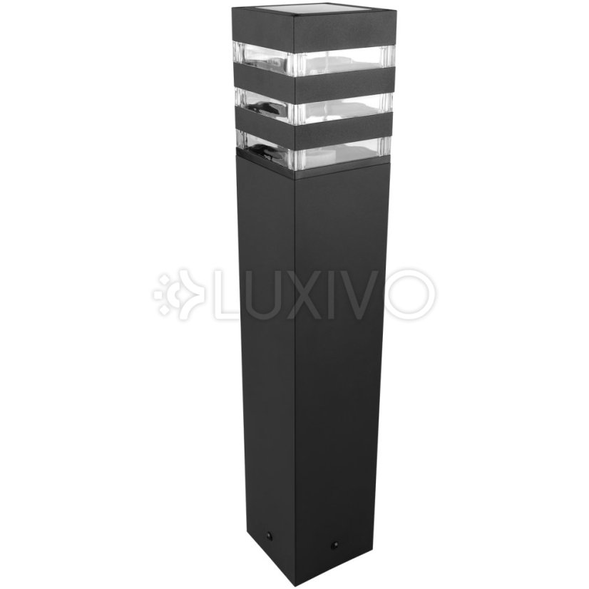 Záhradný vonkajší stojaci LED stĺp E27 12W TAXUS 2 50cm LUMILED