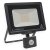 LED reflektor 30W 2400lm 6000K IP44 čierny so senzorom pohybu LED2B KOBI MHC