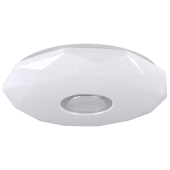 LED plafón stropný 48W 5200lm CCT 120° biely IP44 diaľkovo stmievateľný Diamond Sanico Goldlux