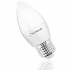 Žiarovka LED E27 Sviečka B35 8W = 60W 806lm 3000K teplá 180° LUMILED