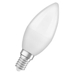 LED žiarovka B37 Candle E14 4,9W = 40W 470lm 2700K Warm CRI>97 200° CLASSIC Osram