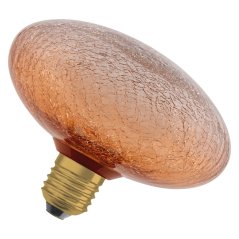 LED žiarovka E27 3, 5W 300lm 2700K teplá dekoratívna plochá oranžová Osram