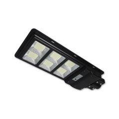 LED solárna pouličná lampa čierna 270W 6000K studená IP65 senzor pohybu a súmraku + diaľkové ovládanie