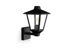 Vonkajšia lampa E27 IP44 čierna Kinno Philips