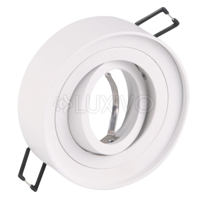 Zapustené stropné svietidlo MR16 GAJA Tuba Spot Round Movable White GOLDLUX