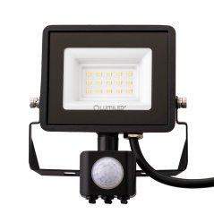 LED reflektor ZUNA2 10W 900lm 6500K IP44 Black Senzor pohybu LUMILED