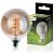 LED žiarovka E27 guľa G125 6W = 50W 660lm 2200K teplá 360° dymená filament LUMILED