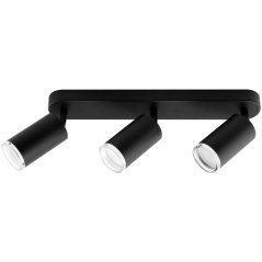Stropná lampa reflektor LED Spot 3x GU10 IP44 ADERO čierna Lumiled
