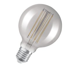 Dekoratívna LED žiarovka E27 G125 11W = 42W 500lm 1800K Warm 320° Filament Dimmable OSRAM Vintage 1906