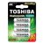 Nabíjacie batérie TOSHIBA READY TO USE AA 1,2V 1000MAH Blister 4ks