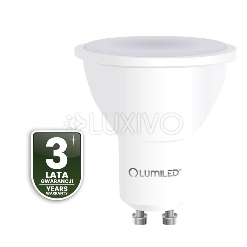 LED žiarovka GU10 reflektor PAR16 10W = 90W 1000lm 6500K studená 120° LUMILED