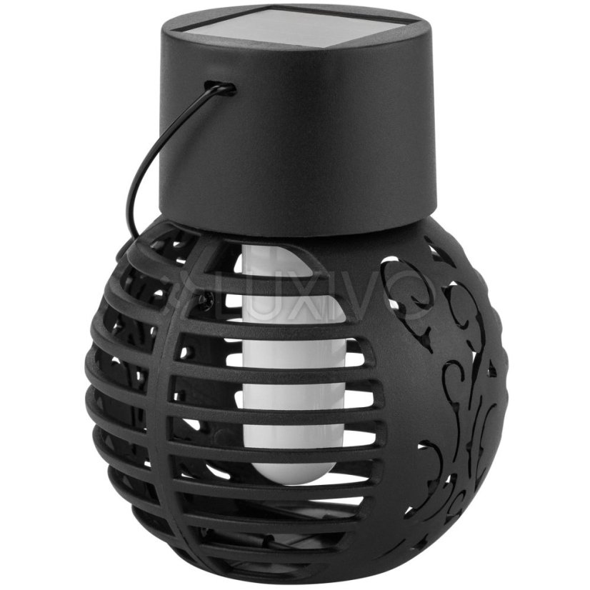 Solárna lampa LED lampáš guľa záhradná IP44 1800K LUMILED