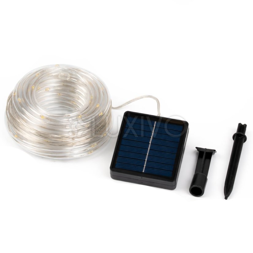 Girlanda solárna záhradná 100x LED dekoračná 11, 9m had 3000K teplá DALEN LUMILED