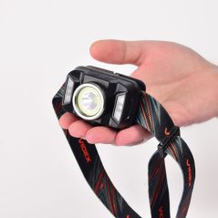 Nabíjateľná LED hlavová baterka s dotykovým senzorom 5W + COB 410lm 5000K H035C VIDEX