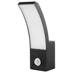 Vonkajšia záhradná lampa LED nástenná lampa 12W 4000K Senzor pohybu AGOS LUMILED