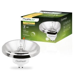 LED žiarovka GU10 Reflector ES111 10W = 75W 1055lm 3000K Teplá 24° Stmievateľná Strieborná LUMILED