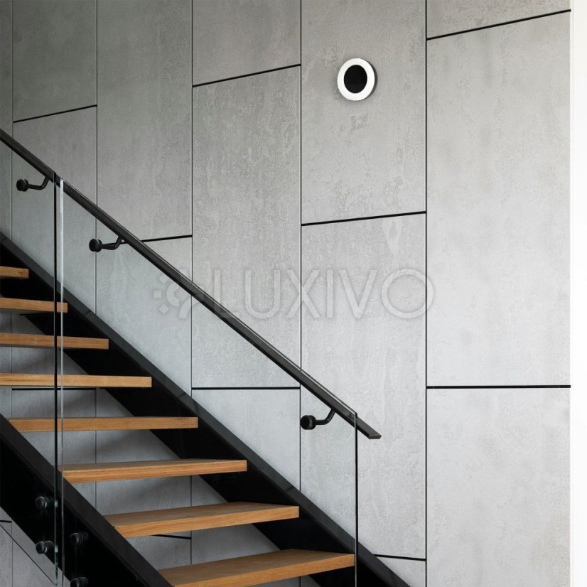 Stropné svietidlo LED 15W 1125lm 5000K neutrálna 120° IP65 IK07 nástenné čierna VIDEX