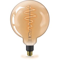 LED žiarovka E27 Sphere G200 6W = 25W 390lm 2000-5000K TW FILAMENT Amber Smart SMART WiFi Bluetooth App WiZ Philips