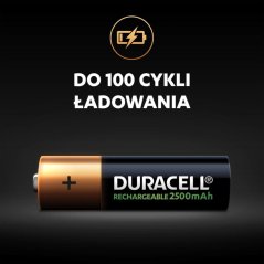 Batérie Duracell RECHARGEABLE AA 2500MAH HR6 Blister 4ks