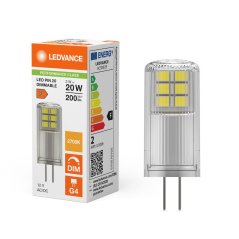 LED žiarovka G4 2W = 20W 200lm 2700K Warm 320° 12V stmievateľná Ledvance