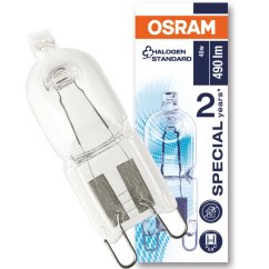 Halogénová žiarovka G9 Capsule 40W 490LM 230V Pre rúry OSRAM