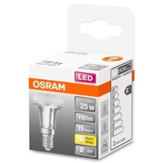 LED žiarovka E14 R39 1,5W = 25W 110lm 2700K Warm OSRAM Parathom