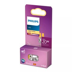 2x LED žiarovka G4 Capsule 1,7W = 20W 200lm 2700K Warm 12V Philips