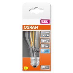 LED žiarovka E27 A60 7,5W = 75W 1055lm 4000K Neutrálne 300° vlákno OSRAM STAR