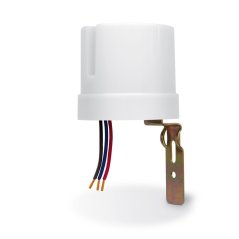 Vonkajší fotometrický súmrakový senzor 25A biely IP44 VL-SN03 Videx