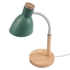 Stolná lampa školská kresliarska dekoratívna E27 NIKO zelená Lumiled