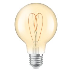 Dekoratívna LED žiarovka G80 Sphere E27 8W = 60W 806lm 2200K Warm CRI90 300° Amber Dimmable Vintage 1906 Osram