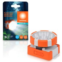 LED hlavová baterka dobíjateľná 1,5 W 100 lm 6500 K studená oranžová Ledvance Light