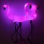 3x LED záhradná lampa Flamingos 54cm