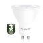 LED žiarovka GU10 reflektor PAR16 5, 2W = 55W 720LM 6500K studená 38° LUMILED