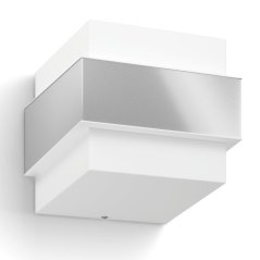 SHOVEL myGarden E27 IP44 LED fasádne nástenné svietidlo Top - Down White - Silver PHILIPS