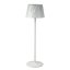 Záhradná LED stojaca dekoratívna stolová nočná USB stmievateľná dotyková biela FIORA LUMILED